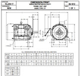 HD7P3E Nidec | 7.5 hp 1200 RPM 254T Frame 230/460V TEFC Nidec Electric Motor