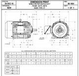 HD30P2ES Nidec | 30 hp 1800 RPM 286TS Frame 230/460V TEFC Nidec Electric Motor