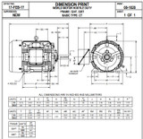 HD40P2E Nidec | 40 hp 1800 RPM 324T Frame 230/460V TEFC Nidec Electric Motor