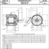HD60P2E Nidec | 60 hp 1800 RPM 364T Frame 230/460V TEFC Nidec Electric Motor