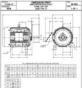 HD100P2EB Nidec | 100 hp 1800 RPM 405T Frame 230/460V TEFC (roller bearing) Nidec Electric Motor