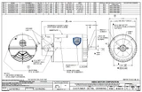 ASB795 US Motors 2 hp 3450 RPM 56C 115/208-230V (ODP) High Efficiency Switchless Pool Pump Motor