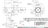 EEQK1500 US Motors 15 hp 3515 RPM  3-phase 215JMZ Frame 230V/460 Close-Coupled Pool Pump Motor (Pentair EQ 357071 Replacement)
