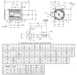 UJ20P2DP US Motors 20 hp 1800 RPM  3-phase 256JP Frame 208-230/460V Close-Coupled Pump Motor