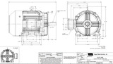 GT1019A Marathon 10 hp 208-230/460V 1800 RPM 3-Phase 215T Frame TEFC (rigid base) Motor