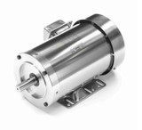 191491.00 Leeson 2 hp 1800 RPM 208-230/460V 145TC Frame (Rigid Base) TEFC 3-Phase All-Stainless Wash-Down Motor
