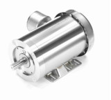121882.00 Leeson 2 hp 1800 RPM 230/460V 145TC Frame (Rigid Base) TEFC 3-Phase Stainless Wash-Down Motor