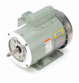 119228.00 Leeson 1 hp 3600 RPM 115/208-230V Threaded Shaft 56CZ Frame (Rigid Base) TEFC 1-Phase Milk Transfer Motor