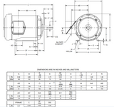 U1R9C Nidec 1 hp 1800/900 RPM (2 speed) 145T Frame 460V TEFC Constant-Torque 3-Phase Electric Motor