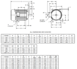U20R9C Nidec 20 hp 1800/900 RPM (2 speed) 286T Frame 460V TEFC Constant-Torque 3-Phase Electric Motor