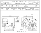 DTP0054G TECO Westinghouse 5 hp 1800 RPM 182/184T Frame 230/460V ODP 3-Phase SGR Motor