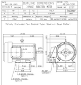 GP0104G TECO Westinghouse SGR 10 hp 1800 RPM 213/215TC Frame 230/460V TEFC 3-Phase Motor