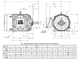 CD15P2E Nidec 15 hp 1800 RPM 254T Frame (Rigid Base) 230/460V TEFC 3-Phase World Electric Motor