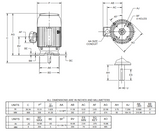C15P2DCR Nidec 15 hp 1800 RPM 254TC Frame (Vertical) 208-230/460V TEFC 3-Phase C-Face Motor