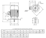 C25P2FCR Nidec 25 hp 1800 RPM 284TC Frame (Vertical) 460V TEFC 3-Phase C-Face Motor