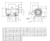 D30P2GS Nidec 30 hp 1800 RPM 286TS Frame (Rigid Base) 575V ODP 3-Phase Electric Motor