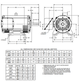 D40P3G Nidec 40 hp 1200 RPM 364T Frame (Rigid Base) 575V ODP 3-Phase Electric Motor