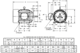X7P2B Nidec 7 1/2 hp 1800 RPM 213T Frame (Rigid Base) 230/460V TEFC 3-Phase Hazardous Duty Motor