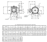X40P1BS Nidec 40 hp 3600 RPM 324TS Frame (Rigid Base) 230/460V TEFC 3-Phase Hazardous Duty Motor
