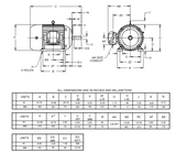 YC50P1BS Nidec 50 hp 3600 RPM 326TS Frame (Rigid Base) 230/460V TEFC 3-Phase Div 1 Hazardous Duty Motor