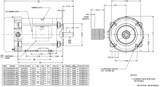 X32P2BCR Nidec 1 1/2 hp 1800 RPM 145TC Frame 60 Hz 230/460V TEFC 3-Phase Hazardous Duty Motor