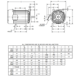 U10V1B Nidec 10 hp 3600 RPM 215TC (Rigid Base) 230/460V TEFC Inverter-Duty 3-Phase Motor