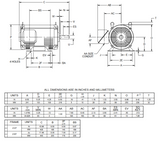D5V3B Nidec 5 hp 1200 RPM 215T (Rigid Base) 230/460V ODP Inverter-Duty 3-Phase Motor