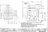 T14CM2J4 Nidec 1/4 hp 1800 RPM 115/208-230V 48 Frame (Rigid Base) 1-Speed TEFC Cap Start Motor