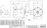 T2CM2J14 Nidec 2 hp 1800 RPM 115/208-230V 145T Frame (Rigid Base) 1-Speed TEFC Cap Start/Run Motor