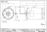 1219 Nidec 1 1/2 hp 830 RPM 208-230/460V 56YZ Frame (No Base) 1-Speed OAO 3-Phase Commercial Motor