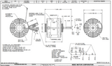 601 Nidec 1/3 hp 1075 RPM 277V 5.6" Dia. (No Base) 3-Speed OAO Fan Motor