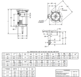 FF15E1GV Nidec 15 hp 3600 RPM 3-phase 215JP Frame 575V ODP Vertical Close-Coupled Fire Pump Motor