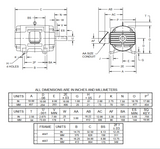 DH125S2GF Nidec 125 hp 1800 RPM 575V ODP 404T (Rigid Base) 3-Phase Dry Elevator Motor