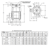 HS7C1KLE Nidec 7 1/2 hp 3600 RPM 230V 1-phase 254UP Frame Vertical Holloshaft Motor