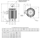 HO15P2BLE Nidec 15 hp 1800 RPM 230/460V 3-phase 254TP Frame Vertical Holloshaft Motor