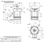 HO40V2BLG Nidec 40 hp 1800 RPM 230/460V 3-phase 324TP Frame Inverter-Duty Vertical Holloshaft Motor