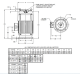HT25P2BLF Nidec 25 hp 1800 RPM 230/460V 3-phase 284TPA Frame TEFC Vertical Holloshaft Sinewave Motor