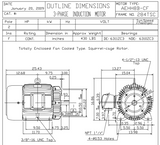 HB0252C TECO-Westinghouse 25 hp 3600 RPM 284TSC 460V TEFC Severe Duty Petro-Chem 3-Ph Motor