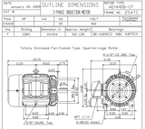 HB7/56C TECO-Westinghouse 7 1/2 hp 1200 RPM 254TC 460V TEFC Severe Duty Petro-Chem 3-Ph Motor