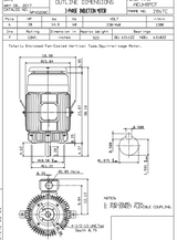 NPV0304C TECO-Westinghouse 30 HP 1800 RPM 286TC 230/460V TEFC Vertical Severe Duty 3-Ph Motor