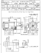 DJMP0252 TECO-Westinghouse 25 HP 3600 RPM 256T JM  230/460V ODP Rolled Steel 3-Ph Pump Motor