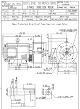 DJMP0402 TECO-Westinghouse 40 HP 3600 RPM 286TS JM  230/460V ODP Rolled Steel 3-Ph Pump Motor