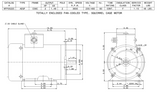 WFP0022C TECO-Westinghouse 2 HP 3600 RPM 56C Frame 230/460V TEFC Stainless Steel 3-Ph Motor