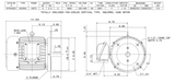 XPV0032C TECO-Westinghouse 3 HP 3600 RPM 182TC Frame 230/460V TEFC Cast Iron 3-Ph Exposion Proof Motor