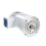 113024.00 Leeson |  1.5 hp 3600 RPM 56C Frame TENV (no base) C-Face 208-230/460V Wash Down Duty