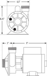 3410030-1E Waterway Iron Might Pump 115 Volt