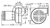 Fasco 50748-D700 Centrifugal Blower 115 Volts (7021-4814, 7021-6146, 7121-6146)