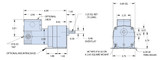 Bison 011-190-4049 Gear Motor 1/20 hp 37 RPM 24VDC
