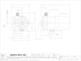 LC-3CP-MD March Pump | 115V, 500GPH Marine Air Conditioner Circulation Pump