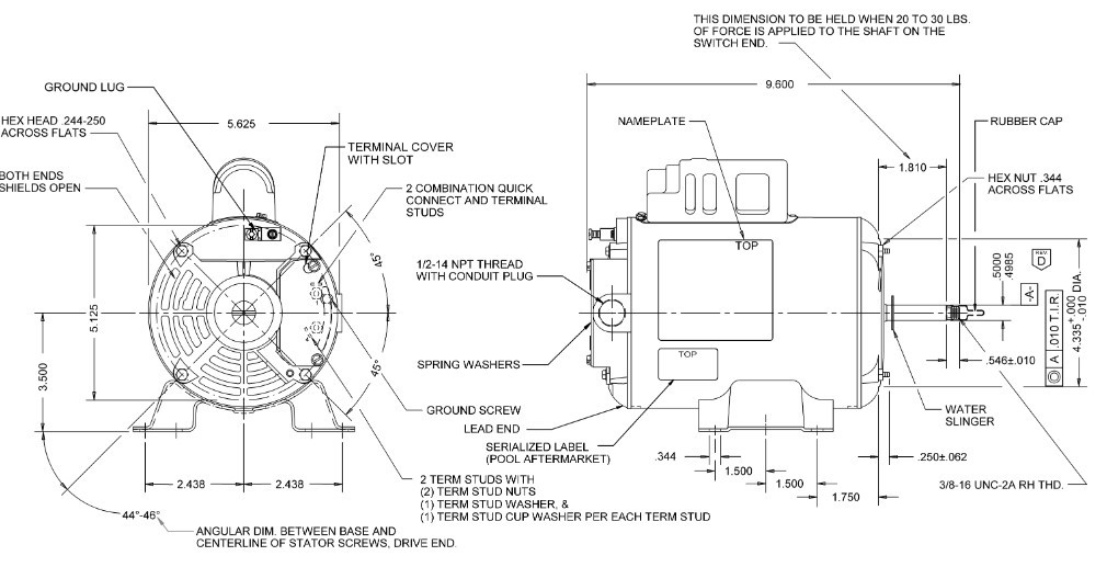Swimming Pool & Spa Pump Electric Motors Electric Motor Warehouse